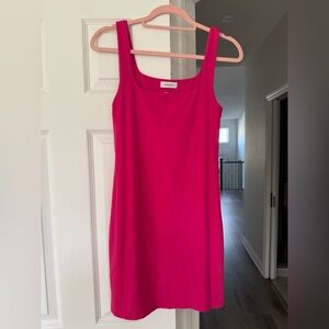 Babaton Fuchsia Contour Dress